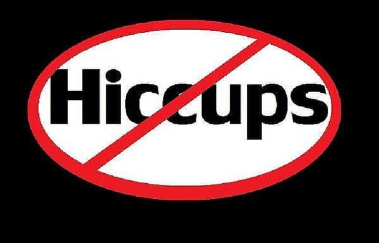 Hiccups sign
